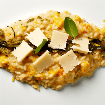 Risotto alla Parmigiana is a refined Italian dish, creamy and rich in flavor, enriched with grated Parmigiano cheese and prepared with care. Perfect as a first course in an elegant menu or as a comforting family meal. Conquer palates with its irresistible creaminess and the intense flavor of DOP Parmigiano Reggiano.