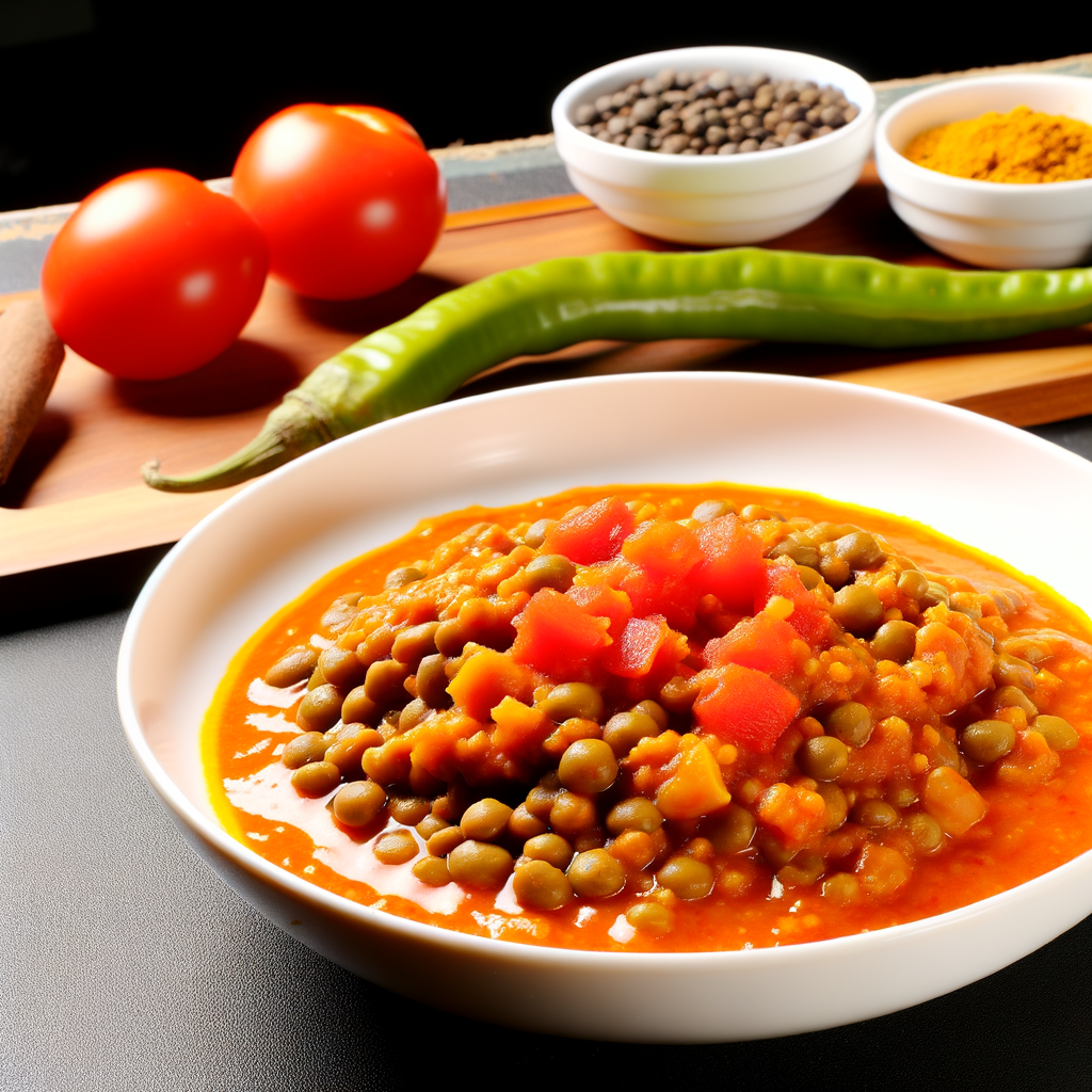 Tomato Lentils: a fresh and nutritious side dish enhanced by the aromatic flavors of onion, celery, and carrot, perfect to accompany vegetarian, meat, or fish dishes. An excellent source of protein and fiber, enriched with the vitamins A and C of plum tomatoes. Enjoy your meal!