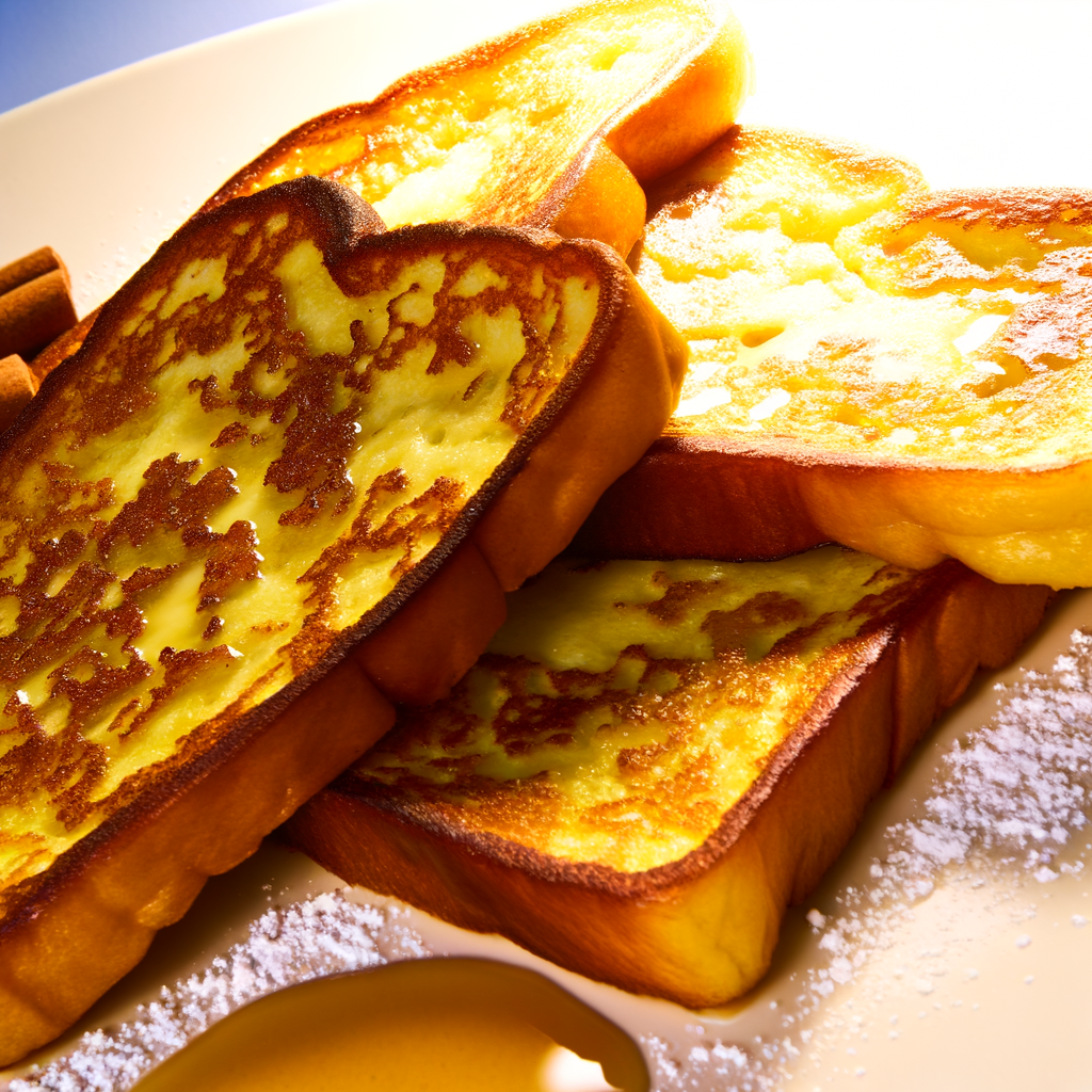 Make a delicious and easy French toast with brioche bread, eggs, milk, and sugar, served with fruit jam and fresh fruit. Includes tips for an original twist and a pleasant contrast of flavors.