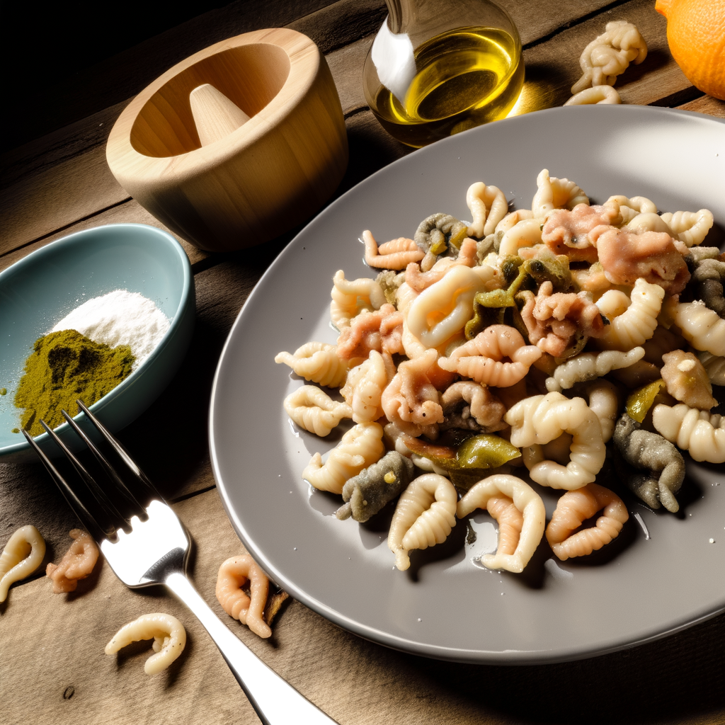 Los calamaretti all'anconetana son un plato tradicional de la región de Las Marcas, preparado con ingredientes frescos como calamares bebé, anchoas y aceitunas negras. Una mezcla única de sabores que deleitará tu paladar. Aprende a prepararlos con nuestra detallada receta y añade un toque fresco con ralladura de limón orgánico.