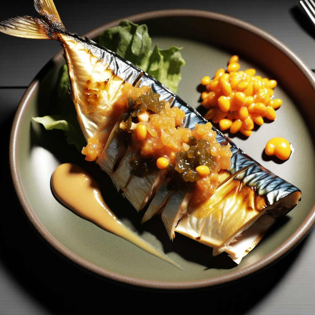 Delight your guests with grilled mackerel fillets, topped with a homemade sea buckthorn sauce. A refined and light recipe, perfect for an outdoor summer dinner.