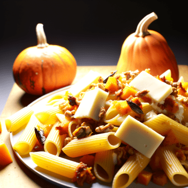 Eliche al forno con fontina e zucca: un primo piatto autunnale perfetto per coccolare le serate più fredde. La dolcezza della zucca si armonizza con il sapore intenso della fontina, mentre una spolverata di noce moscata e parmigiano grattugiato completa questo piatto confortevole ma raffinato.