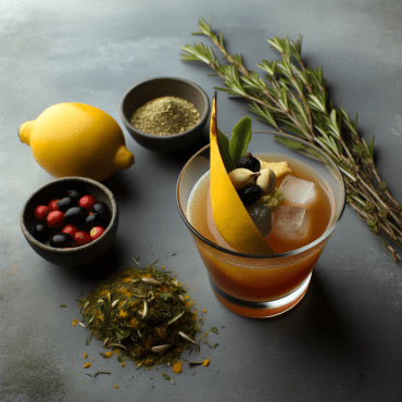 Il Cocktail Nosferatu unisce il Vino Porto Rosso, Vermouth Dry e succo di limone per creare una bevanda armoniosa. Servitelo con una decorazione di limone o optate per una guarnizione aromatica con alloro e bacche di ginepro per un tocco unico agli aromi profondi e freschi. Godetevi questa ricetta con ingredienti di alta qualità per un'esperienza eccellente.