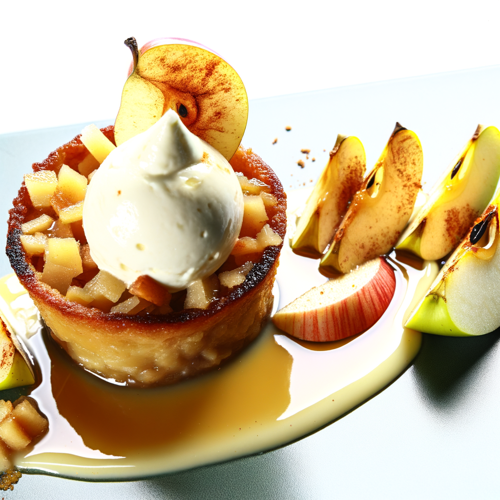 Delicious Apple Cup with Vanilla Cream and Whiskey, a refined yet easy-to-make dessert. Caramelized apples, cold vanilla cream, and a touch of whiskey combine in a delightful harmony of flavors. Sprinkle with cinnamon and mint leaves for a unique and decorative touch.