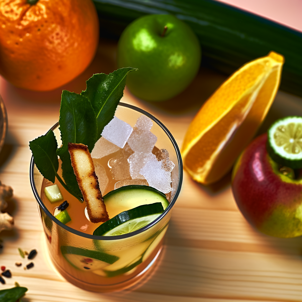 Il Planters Punch è un cocktail tropicale con rum, succo d'arancia e limone, perfetto per serate estive. Il robusto Rum Giamaica si bilancia con la dolcezza dell'arancia e l'acidità del limone. Aggiungete zucchero di canna e arancia essiccata al bordo del bicchiere per un tocco croccante.