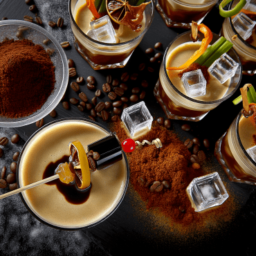 Goditi un momento di puro piacere con il cocktail 'Solo Per Te' arricchito con rum scuro, caffè Lavazza e un tocco di Galliano e crema di cacao scura. Guarnito con una spruzzata di scorza d'arancia per un tocco di freschezza e colore. Perfetto per chiudere una cena importante o concedersi un momento di relax.