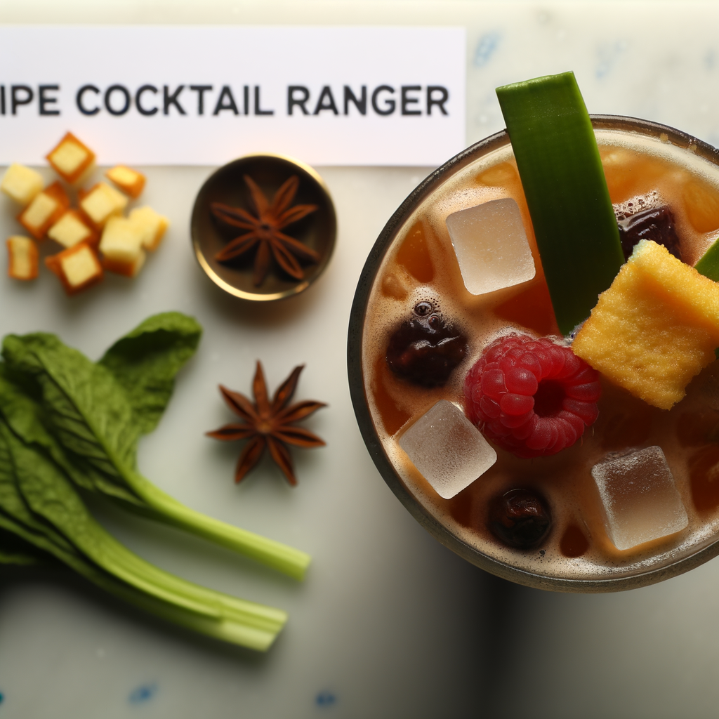 Prepara un Ranger Cocktail enriquecido con vermut, gin, zumo de pomelo y granadina, servido con un toque de pomelo fresco. Añade un toque único infusionando el gin con especias como el cardamomo o los granos de pimienta rosa para una sorprendente dimensión aromática.