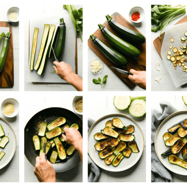 Las Calabacitas Asadas son el acompañamiento perfecto para el verano, realzadas con ajo, perejil, albahaca y aceite de oliva virgen extra. Agregar un giro crujiente con almendras tostadas aporta una textura irresistible. ¡Descubre la receta completa y deliciosa para preparar en solo 25 minutos!