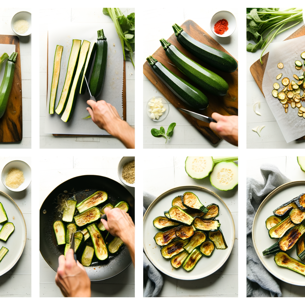 Roasted Zucchini is the perfect summer side dish, enhanced with garlic, parsley, basil, and extra virgin olive oil. Adding a crunchy twist with toasted almond flakes brings an irresistible texture. Discover the full and delightful recipe to prepare in just 25 minutes!