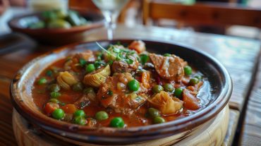 Ricetta Coniglio In Umido Con Piselli e Carciofi